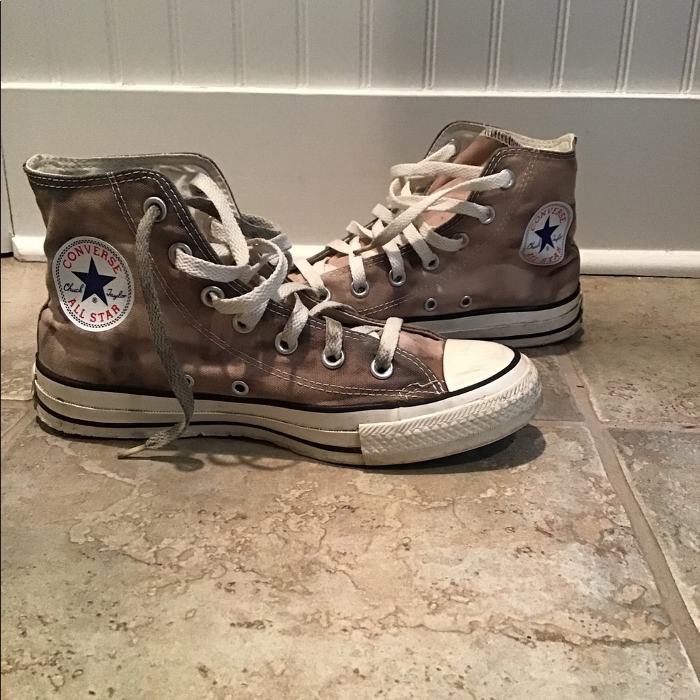 Converse All Star Hi Top Gray Tie Dye W-8. M-6